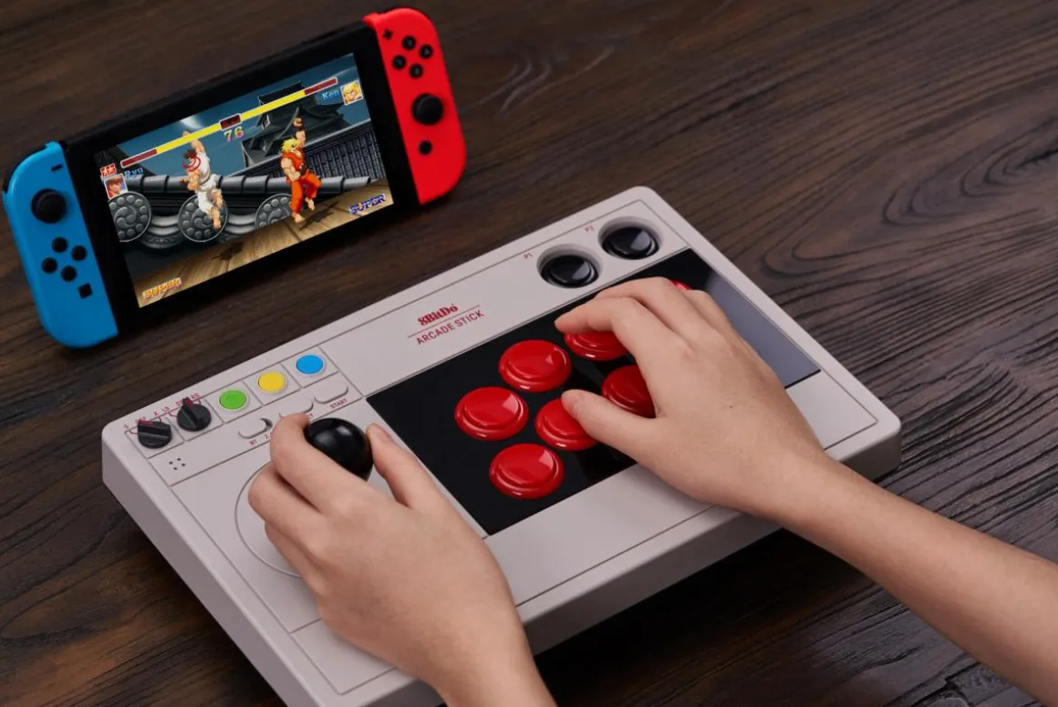 Arcade Stick pour Nintendo Switch - PC Windows - Steam - Rasberry Pi^8Bitdo Cheap