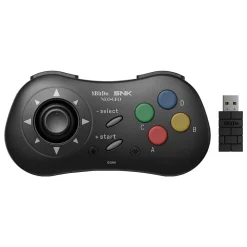 Manette Bluetooth Style SNK Neo Geo - compatible PC Windows, Android/Neo Geo Mini - Noire^8Bitdo Best