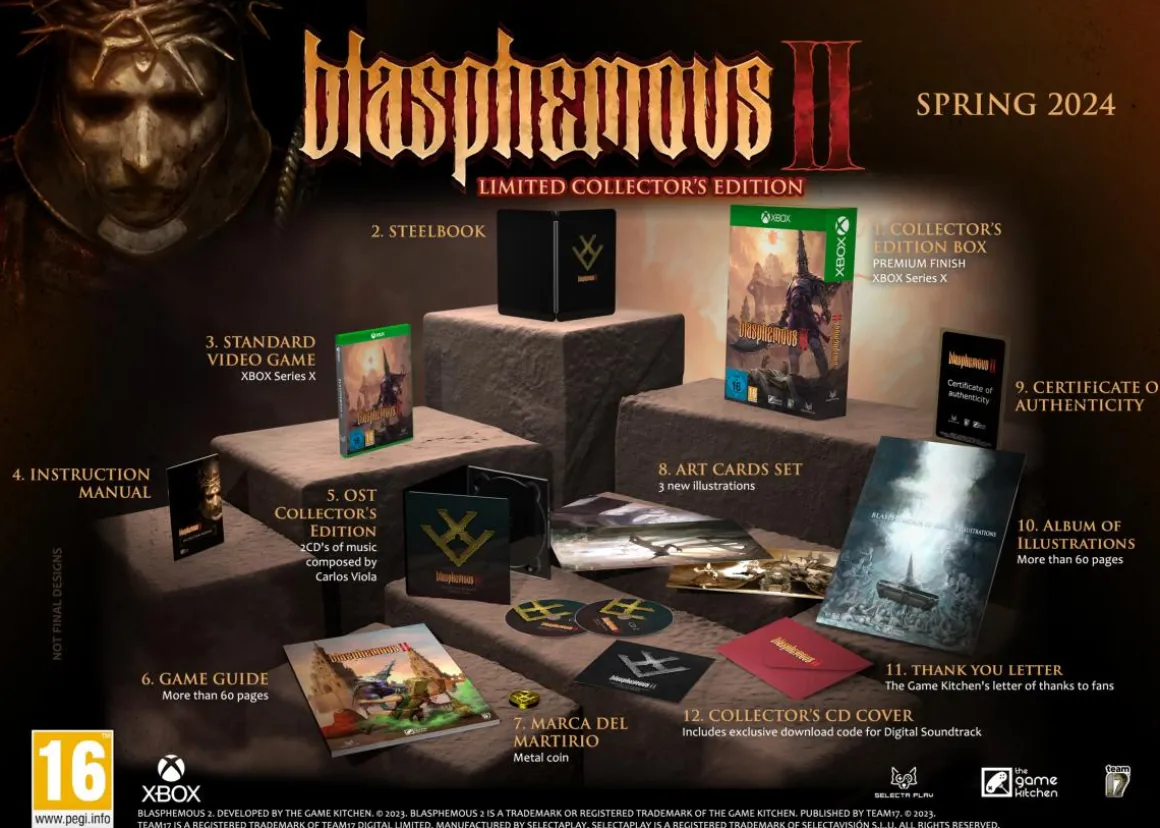 Blasphemous 2 Limited Collector's Edition Xbox^Team 17 Online