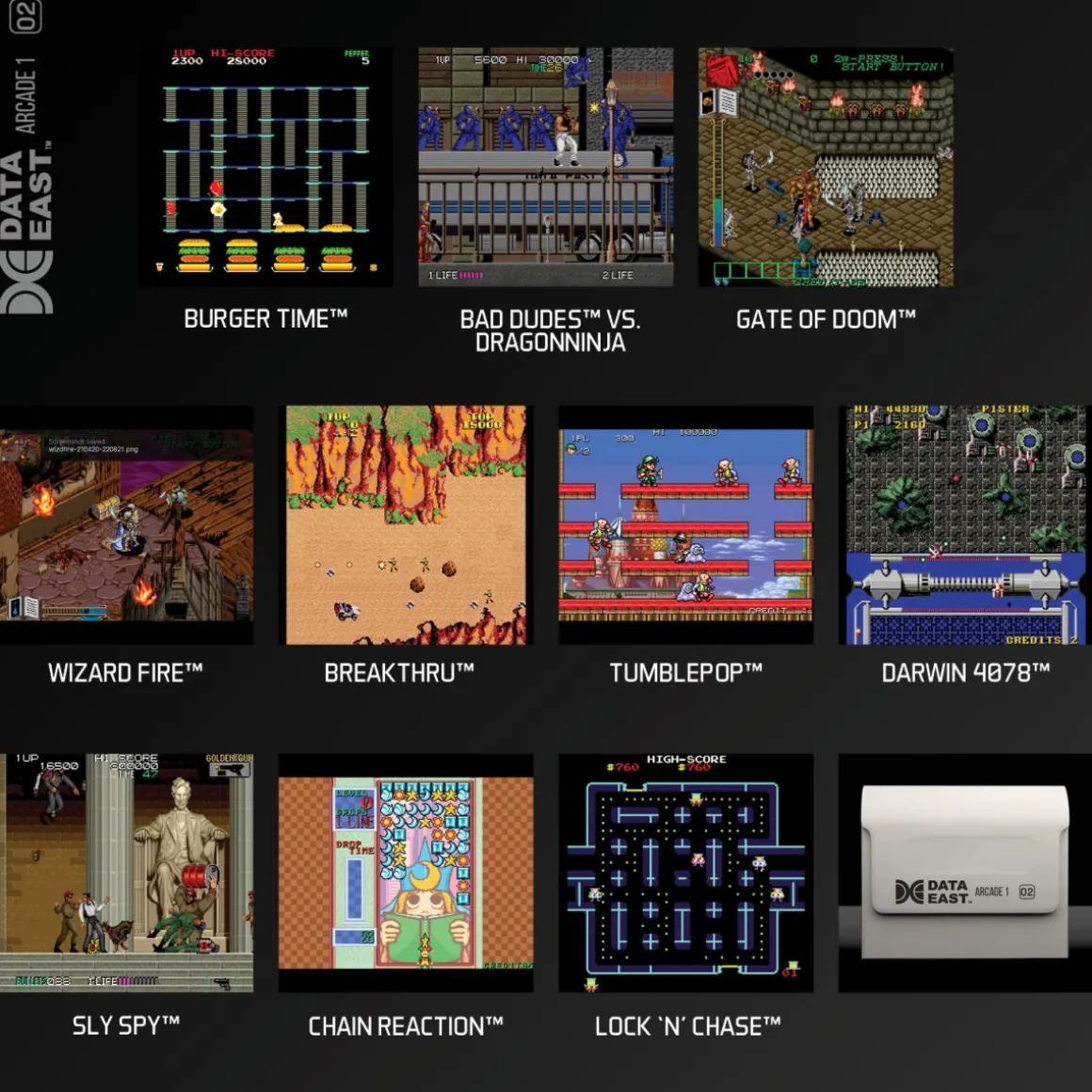 Blaze - Data East Arcade Collection 1 - Cartouche Arcade n°2^Evercade Fashion