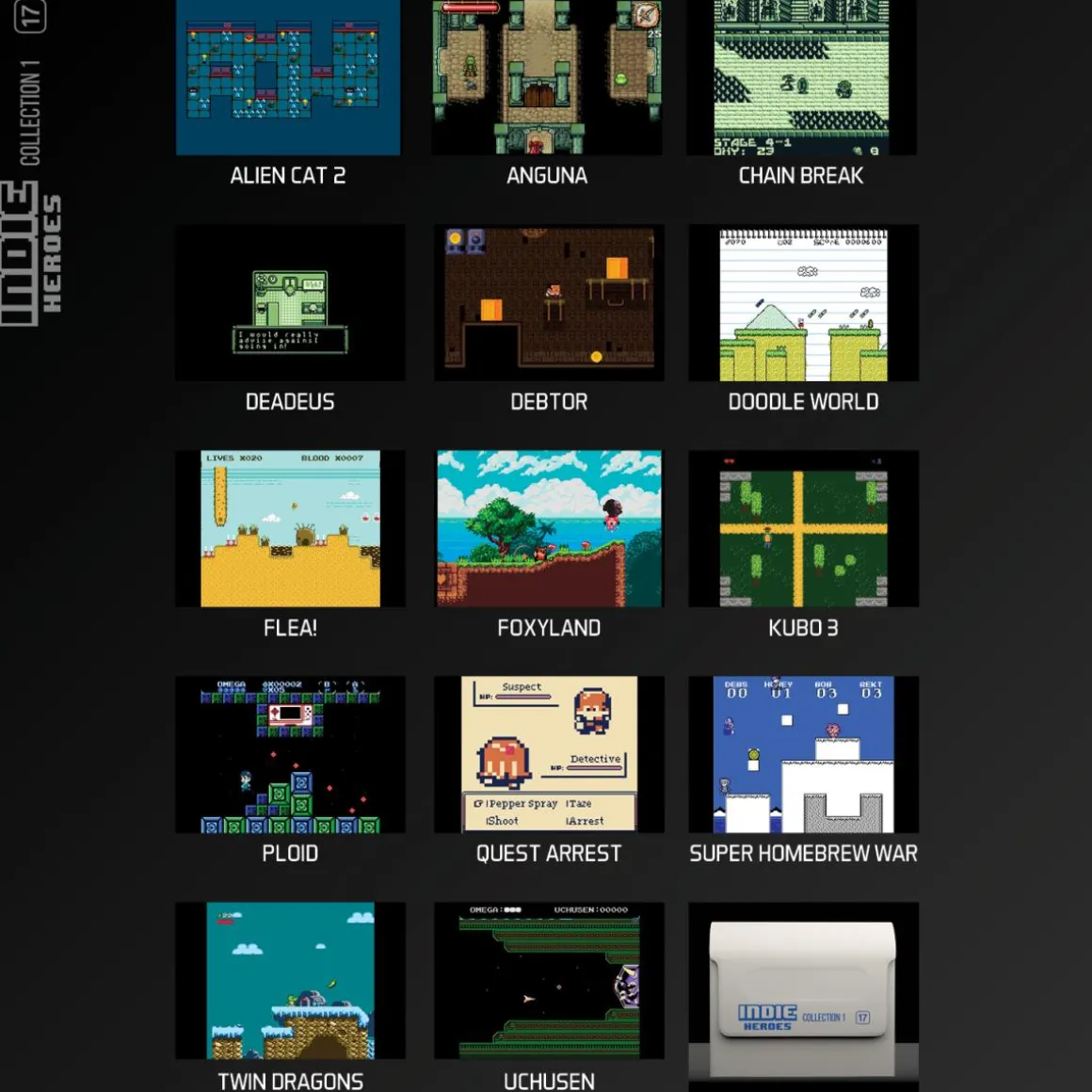 Blaze - Indie Heroes Collection 1 - Cartouche n° 17^Evercade Best