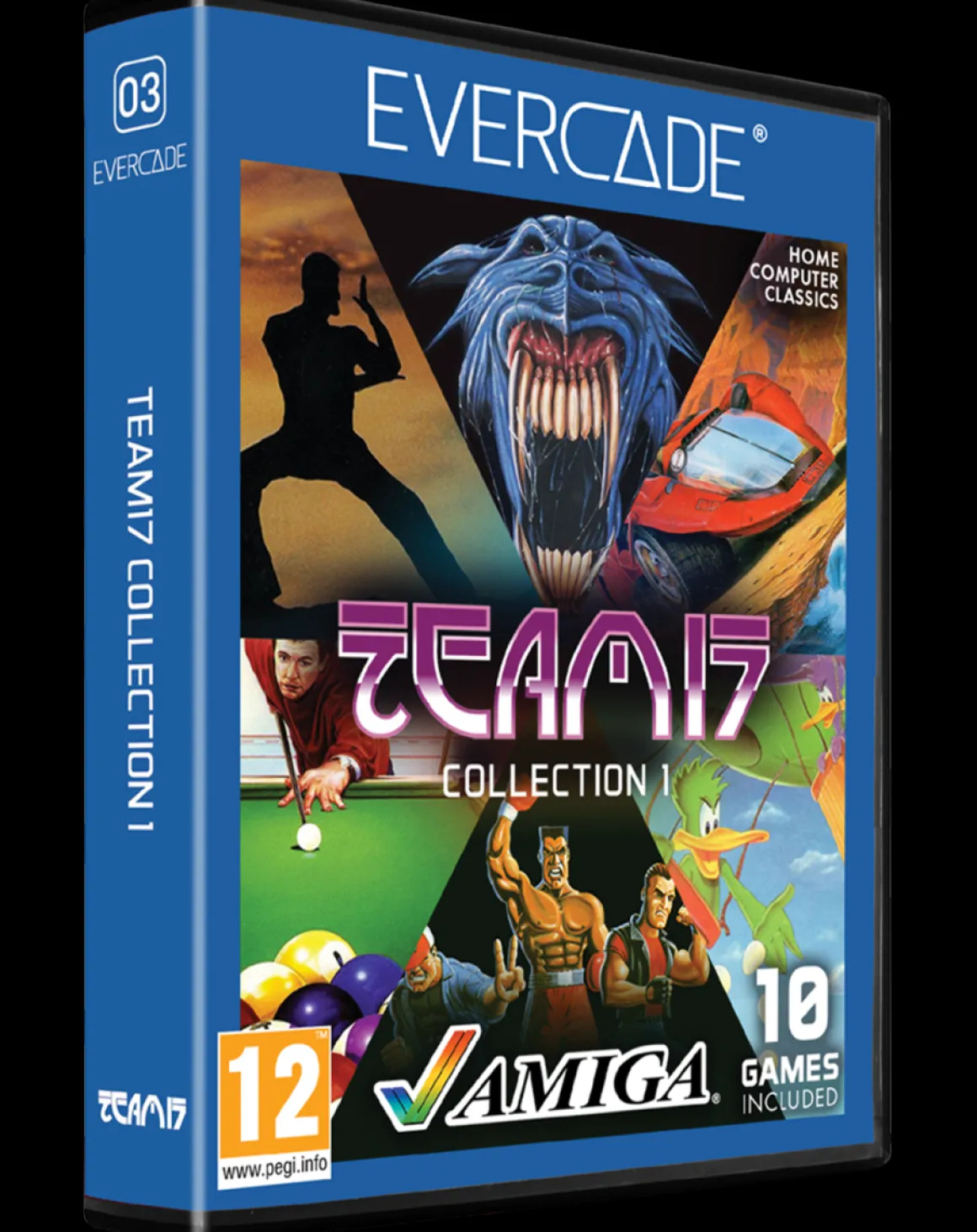 Blaze - Team 17 Amiga Collection 1 - Cartouche "Home Computers" n° 03^Evercade New