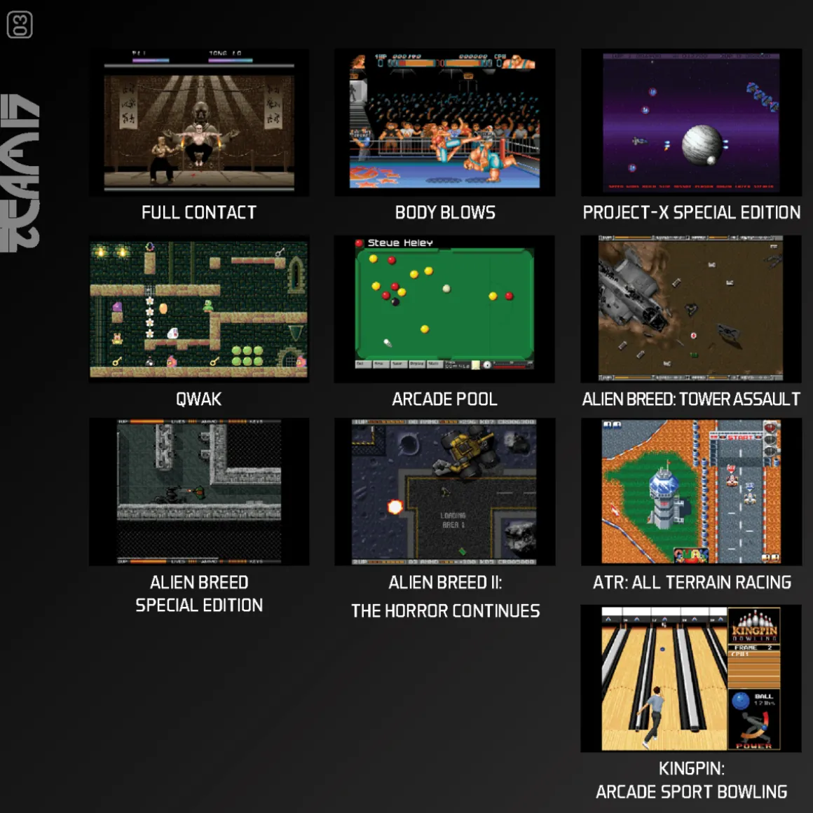 Blaze - Team 17 Amiga Collection 1 - Cartouche "Home Computers" n° 03^Evercade New