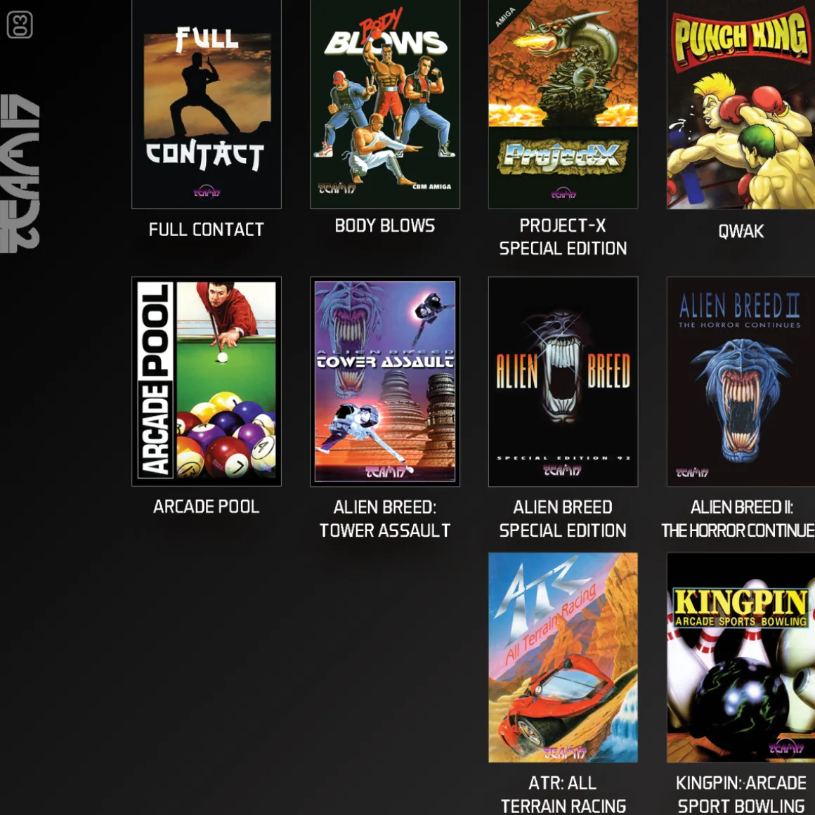 Blaze - Team 17 Amiga Collection 1 - Cartouche "Home Computers" n° 03^Evercade New