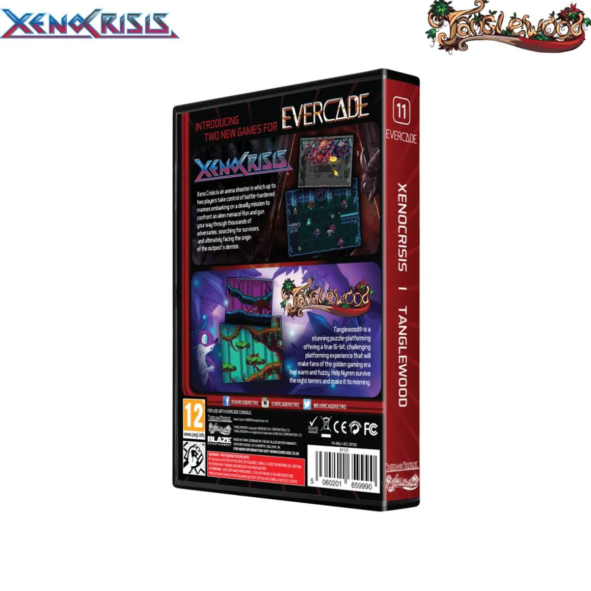 Blaze - Xeno Crisis + Tanglewood - Cartouche n° 11^Evercade Flash Sale