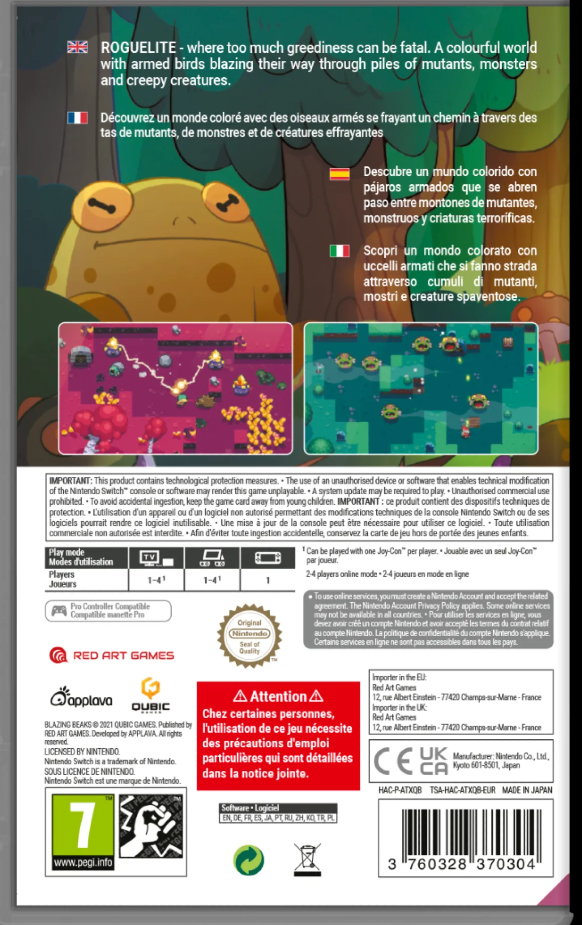 Blazing Beaks Nintendo SWITCH^Red Art Games Cheap