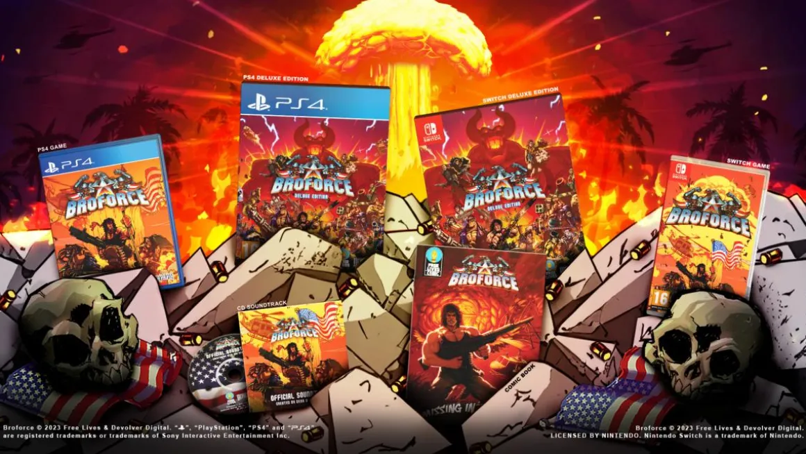 Broforce Deluxe Edition Nintendo SWITCH^Devolver Digital New