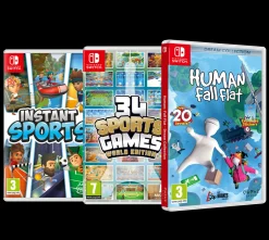 Bundle Human Fall Flat + 34 Sports Games + Instant Sports^Shop Just for Games Fashion