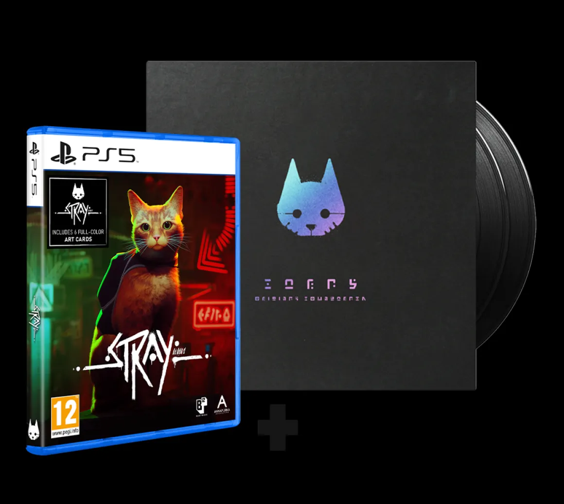 Bundle Stray Jeu PS5 + Vinyle^Shop Just for Games Fashion