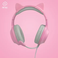 Casque Gaming Tanooki oreilles de chat^FR-TEC Shop