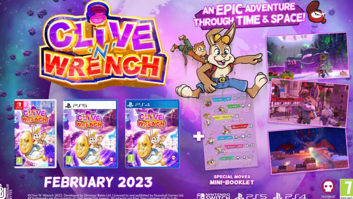Clive 'n' Wrench Nintendo SWITCH^NUMSKULL Online