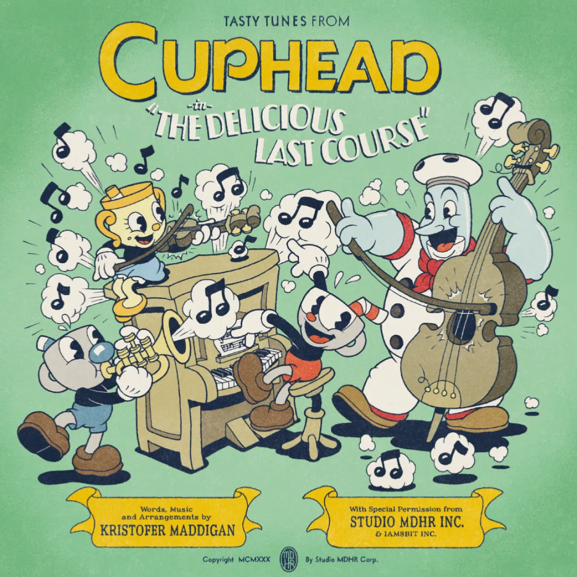 Cuphead The Delicious Last Course OST Vinyle - 2LP - Noir/Black^iam8bit Best