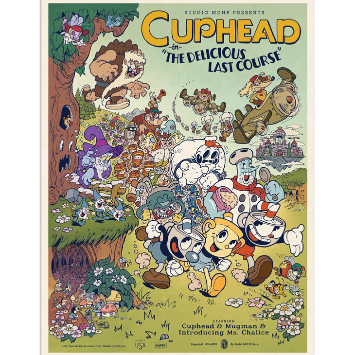 Cuphead The Delicious Last Course OST Vinyle - 2LP - Noir/Black^iam8bit Best