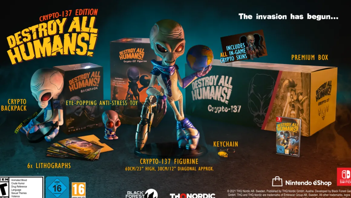 Destroy All Humans Crypto-137 Edition Nintendo SWITCH^THQ NORDIC GAMES Flash Sale