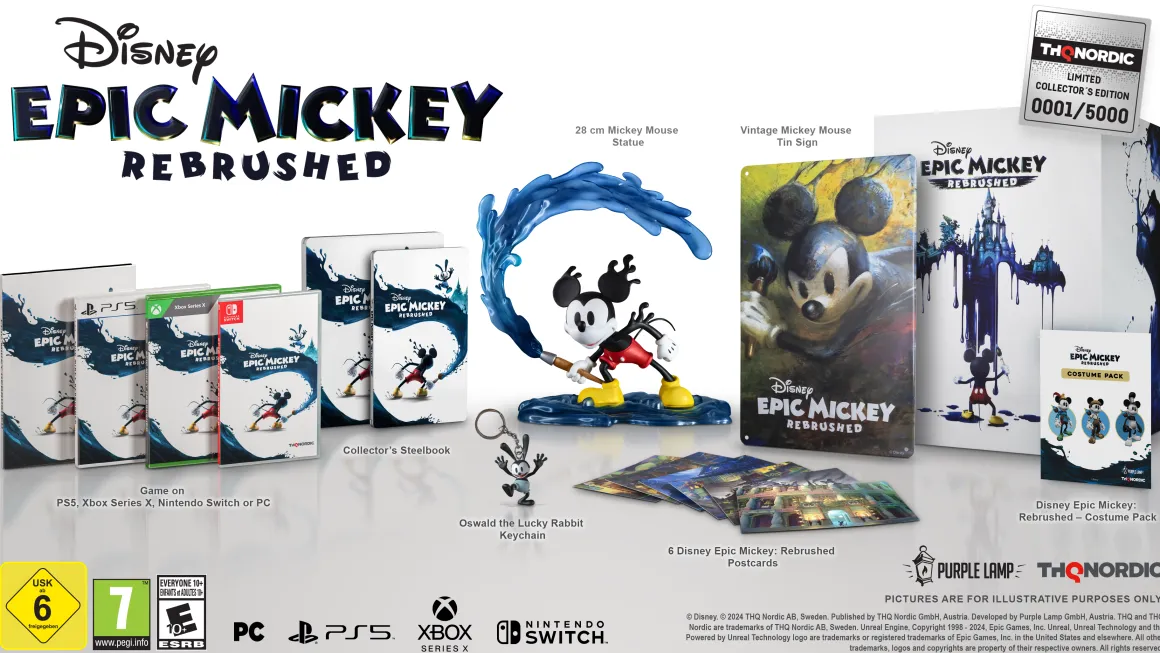 Disney Epic Mickey Rebrushed Collector's Edition Nintendo Switch^THQ NORDIC GAMES Discount