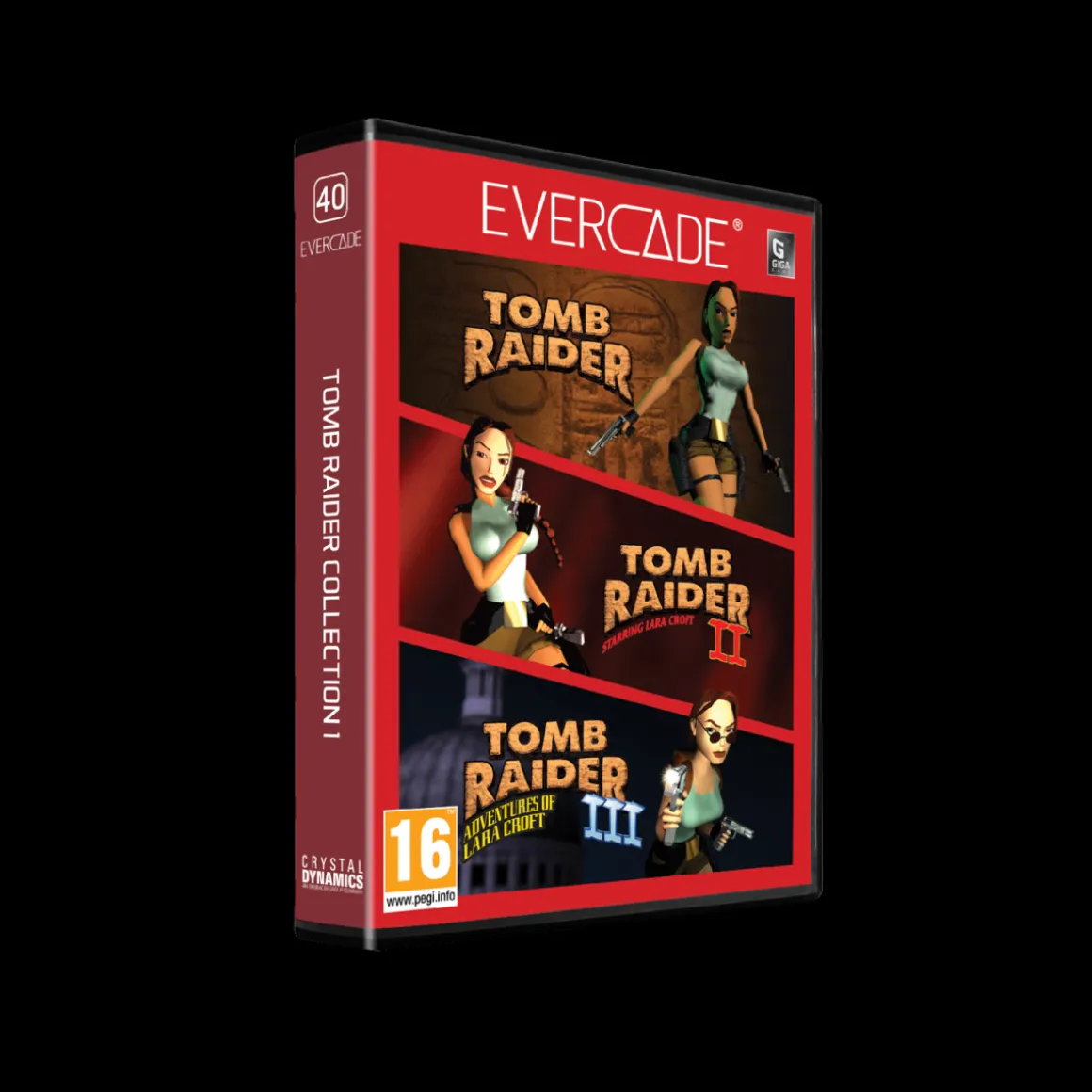 - Tomb Raider Collection 1 - Cartouche n°40^Evercade Online