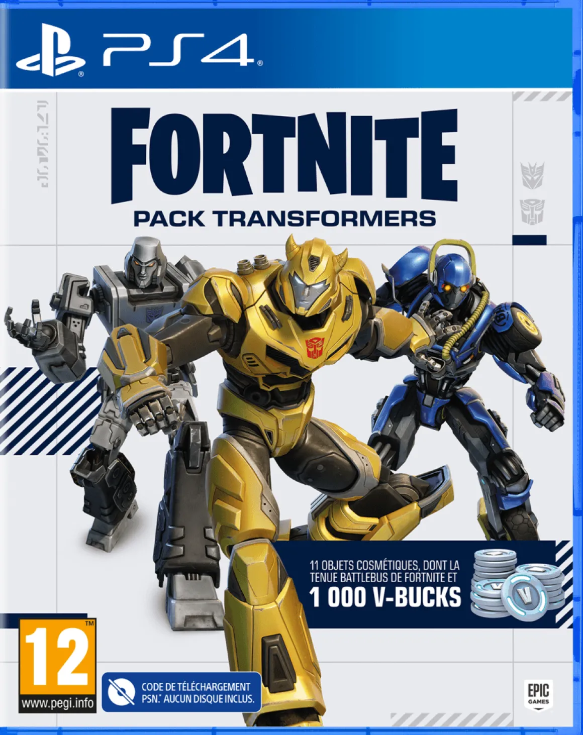 Fortnite Pack Transformers PS4 - 1000 V-Bucks inclus !^Epic Games Clearance