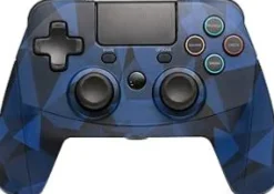 GamePad Camo Bleu sans fil pour PS4 -^Snakebyte Clearance