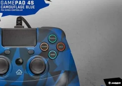 GamePad filaire Camo bleu pour PS4 -^Snakebyte Best
