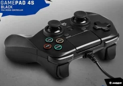 GamePad filaire Noir pour PS4 -^Snakebyte Cheap