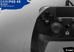 GamePad filaire Noir pour PS4 -^Snakebyte Cheap