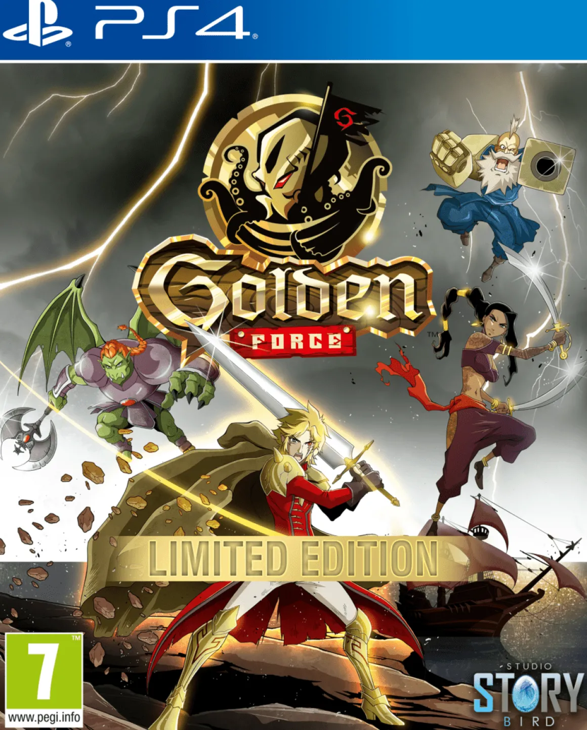 Golden Force Edition Limitée FuturePak PS4^PixelHeart Flash Sale