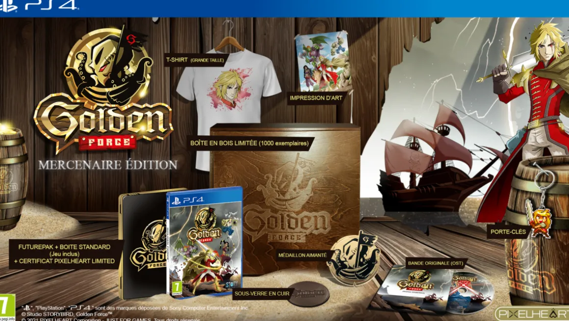 Golden Force Mercenary Edition Collector PS4^PixelHeart Outlet
