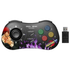 Iori Yagami Edition : Manette Bluetooth Style SNK Neo Geo - compatible PC Windows, Android & Neo Geo Mini^8Bitdo Best