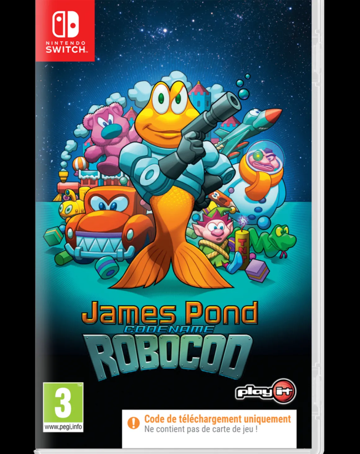 James Pond Nintendo SWITCH (Code de téléchargement)^PLAY IT Discount