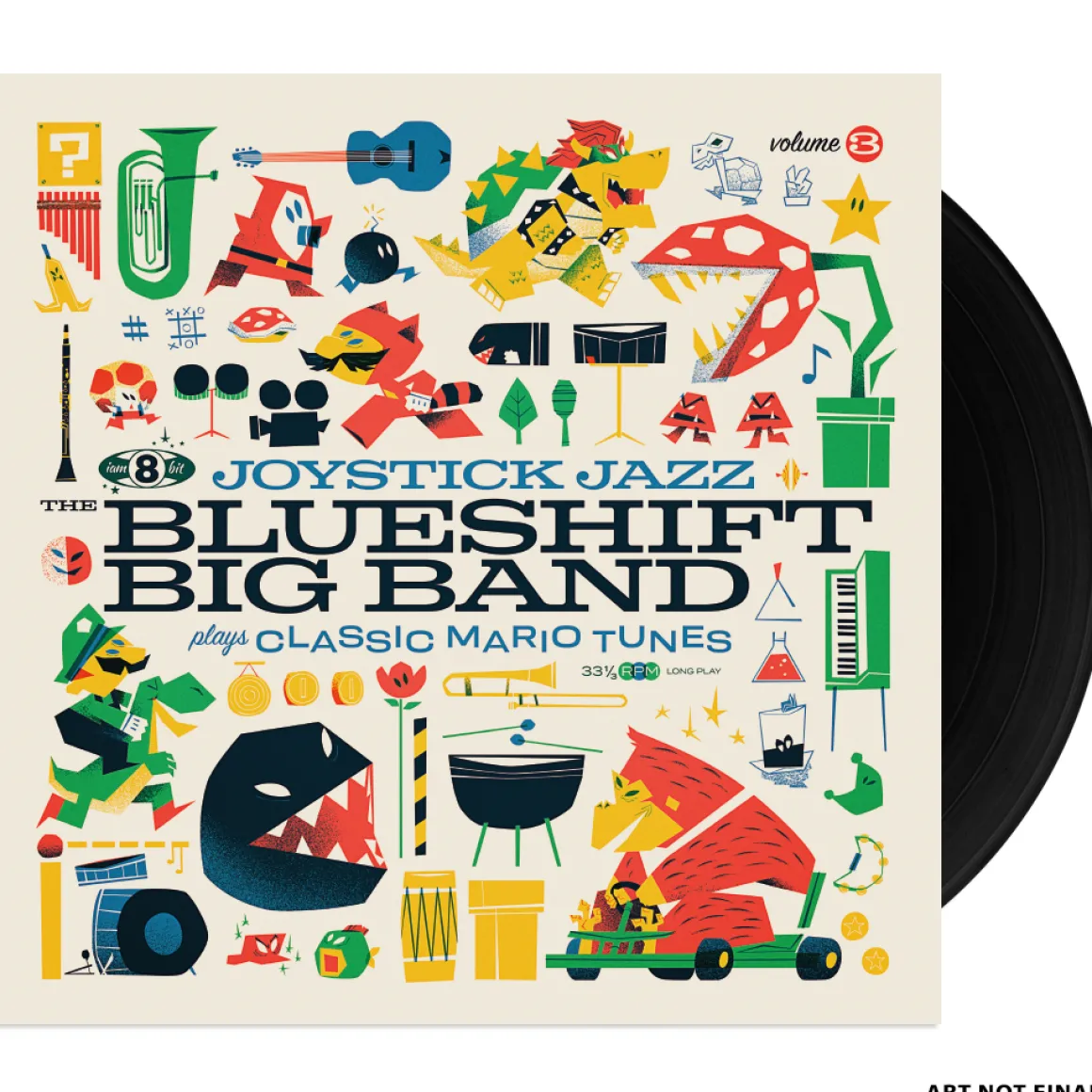 Joystick Jazz: The Blueshift Big Band Plays Classic Mario Tunes (Vol. 3) Vinyle 1LP^iam8bit Clearance