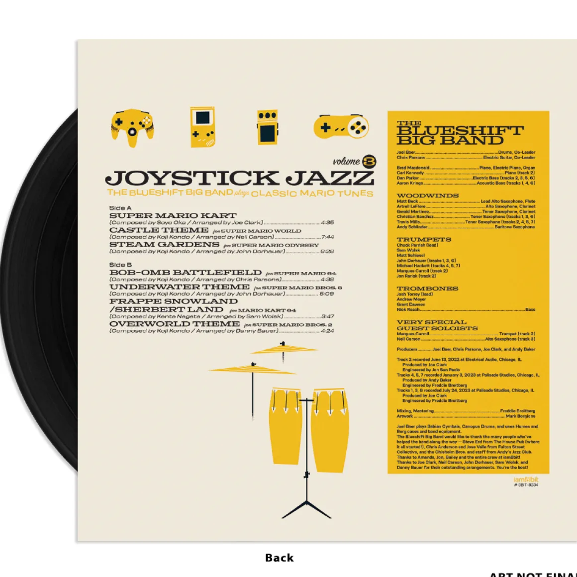 Joystick Jazz: The Blueshift Big Band Plays Classic Mario Tunes (Vol. 3) Vinyle 1LP^iam8bit Clearance
