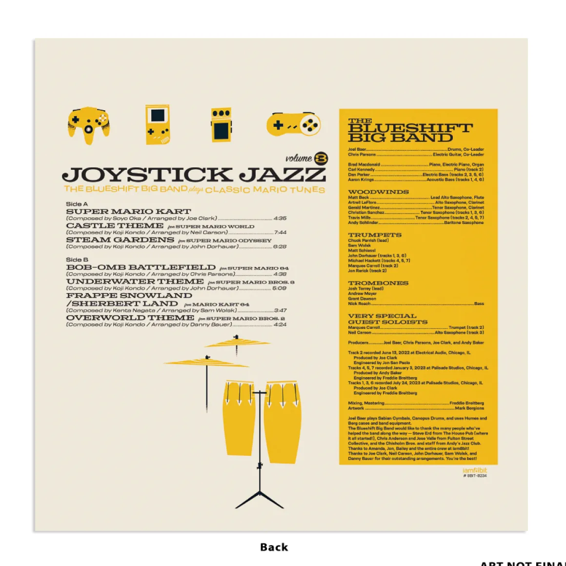 Joystick Jazz: The Blueshift Big Band Plays Classic Mario Tunes (Vol. 3) Vinyle 1LP^iam8bit Clearance