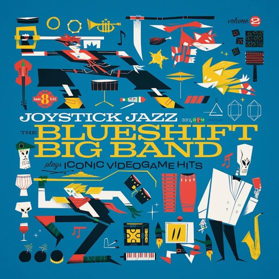 Joystick Jazz: The Blueshift Big Band Plays Iconic Video Game Hits (Vol. 2) 1LP^iam8bit Flash Sale