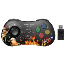Kyo Kusanagi Edition : Manette Bluetooth Style SNK Neo Geo - compatible PC Windows, Android & Neo Geo Mini^8Bitdo Best