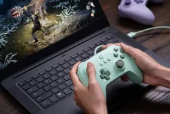 Manette Filaire USB Ultimate C pour Steam Deck, PC et Android - Vert Pastel^8Bitdo Outlet
