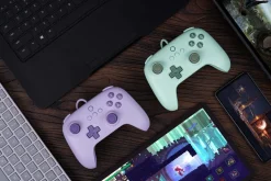 Manette Filaire USB Ultimate C pour Steam Deck, PC et Android - Vert Pastel^8Bitdo Outlet