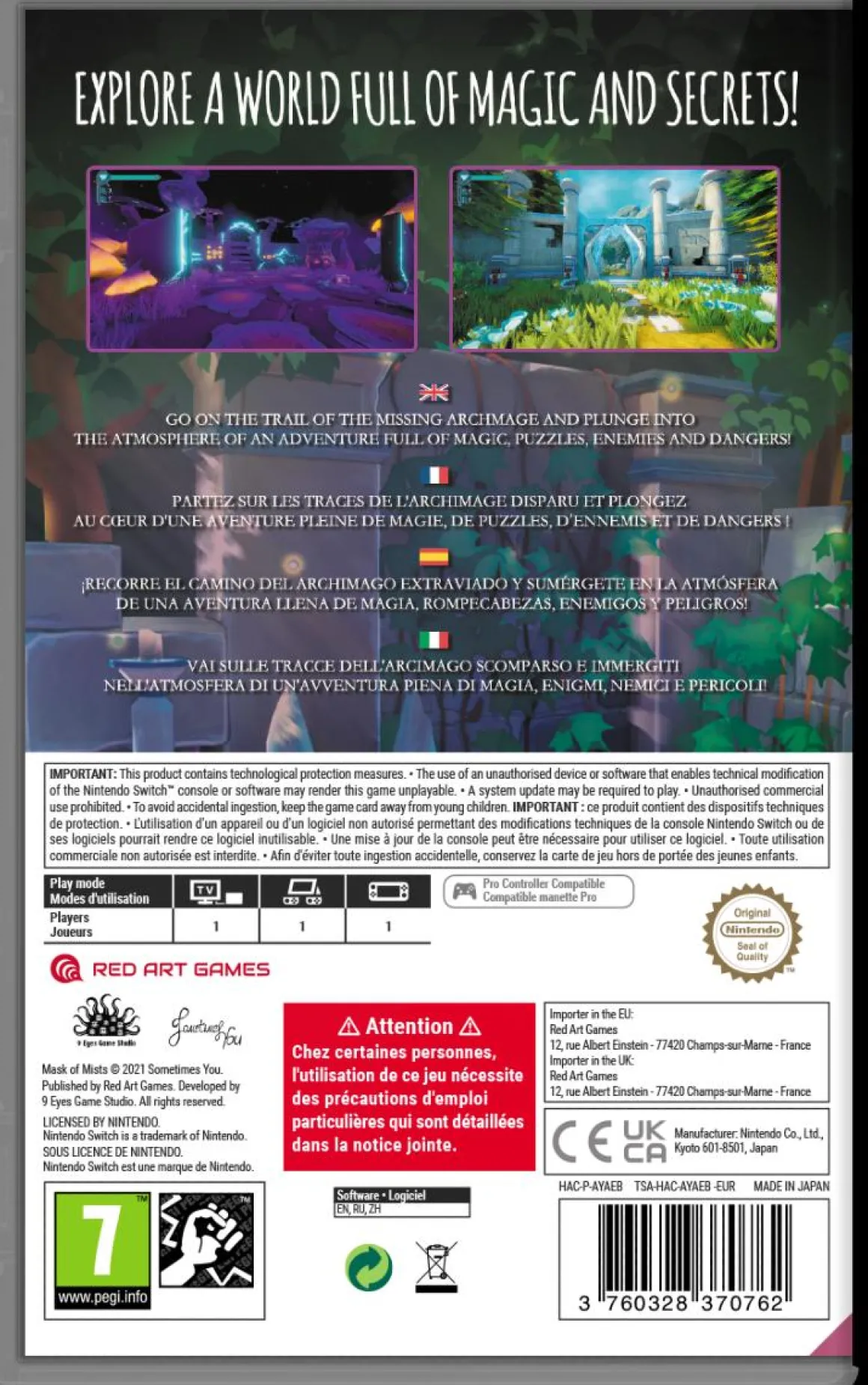 Mask of Mists Nintendo Switch^Red Art Games Flash Sale