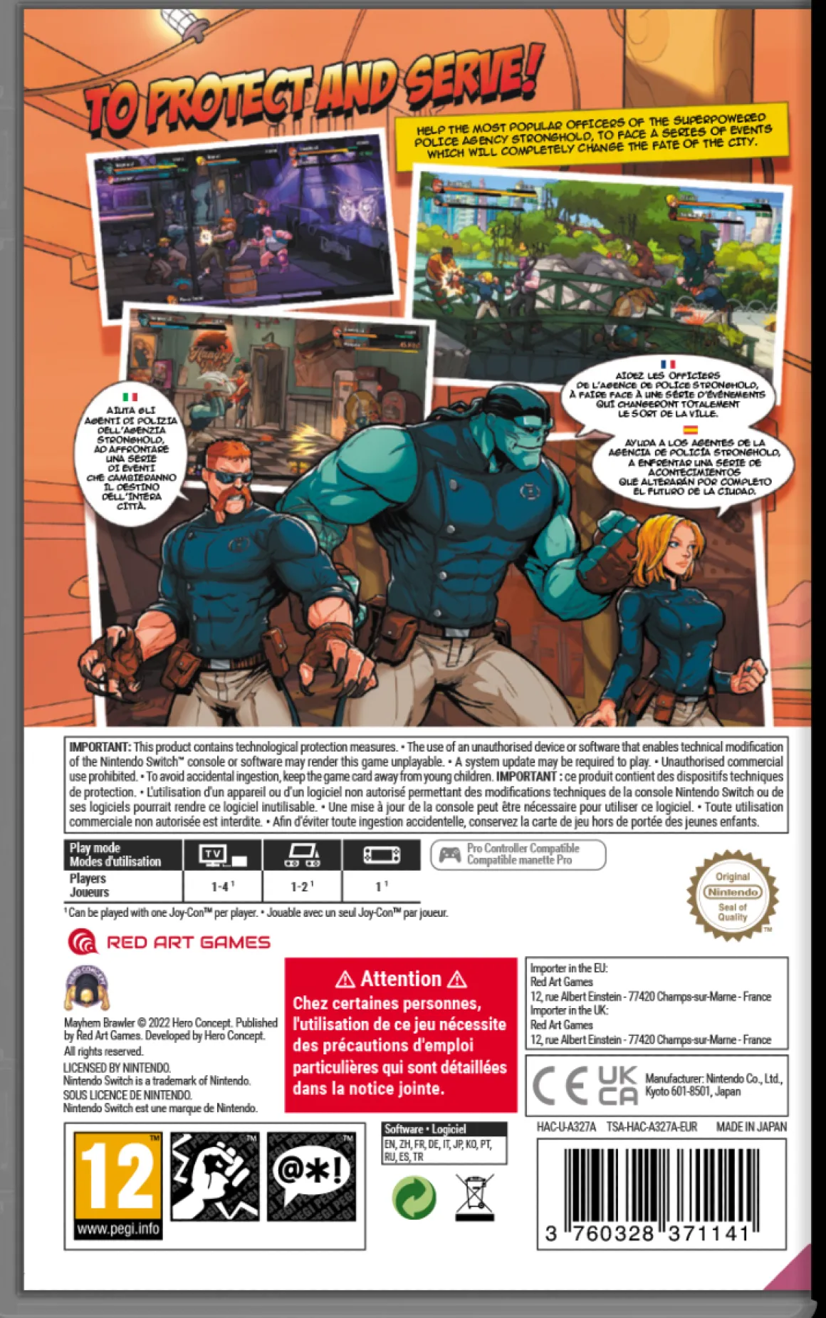 Mayhem Brawler Nintendo Switch^Red Art Games Best Sale