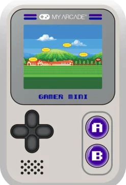 - Gamer mini classique console de poche - Gris/violet^My Arcade Online