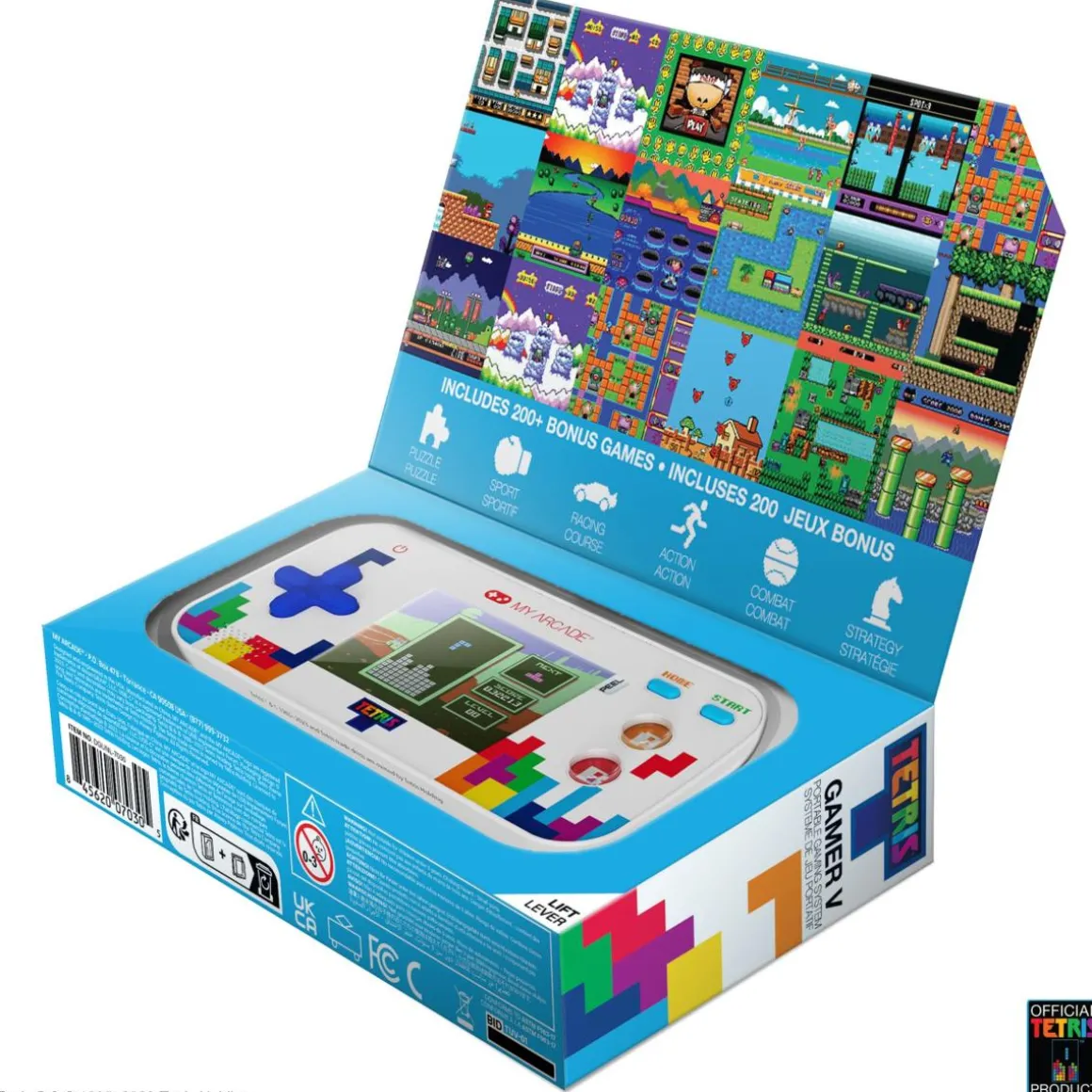 - Gamer V PRO Tetris - Mini Console Portable Retro^My Arcade Hot