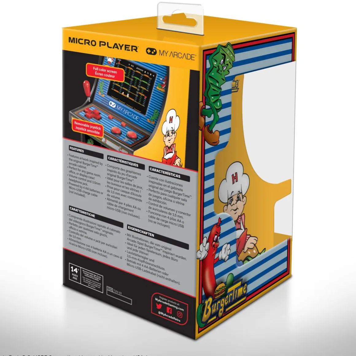 - Micro Player Burgertime^My Arcade Clearance