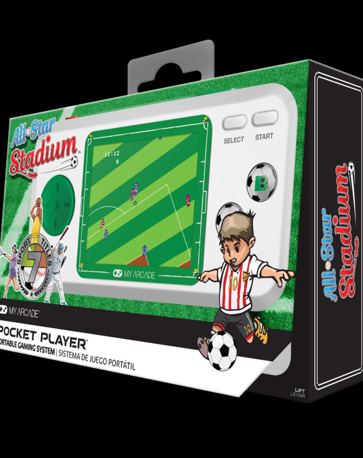 - Pocket Player All-Star Stadium - Portable Gaming - 7 Games in 1^My Arcade Fashion
