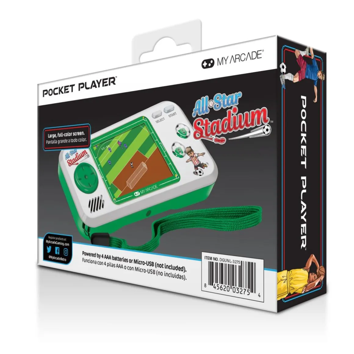 - Pocket Player All-Star Stadium - Portable Gaming - 7 Games in 1^My Arcade Fashion