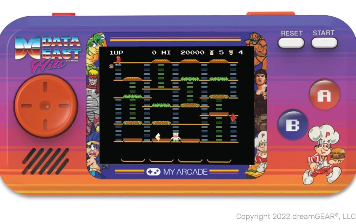 - Pocket Player Data East Hits - Console de Jeu Portable - 308 Jeux en 1^My Arcade New