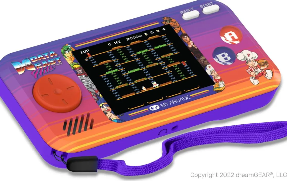 - Pocket Player Data East Hits - Console de Jeu Portable - 308 Jeux en 1^My Arcade New