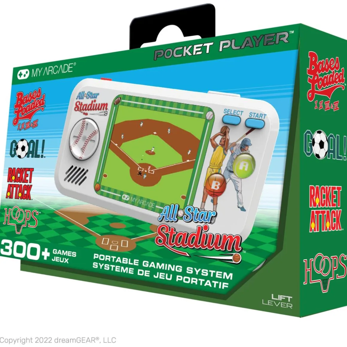 - Pocket Player All-Star Stadium - Console de Jeu Portable - 307 Jeux en 1^My Arcade Shop