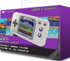 - Gamer V classique console portable gaming - Gris/violet^My Arcade Store