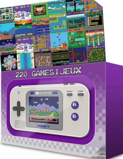 - Gamer V classique console portable gaming - Gris/violet^My Arcade Store