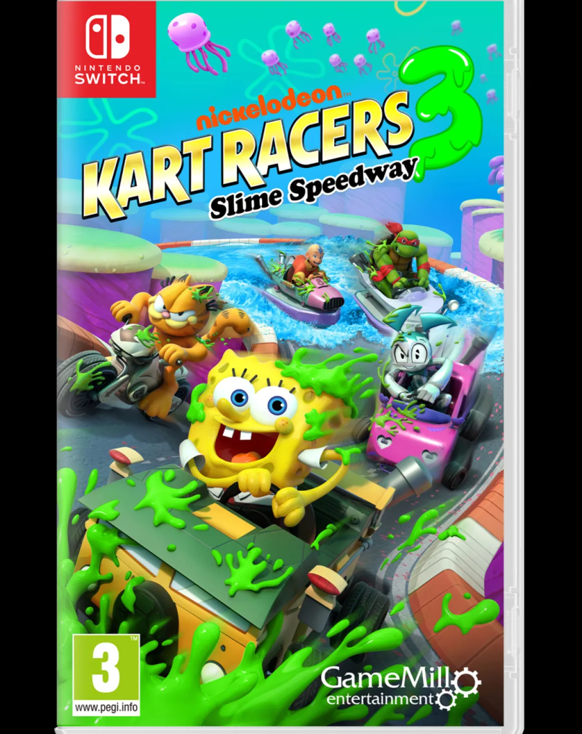 Nickelodeon Kart Racers 3 Slime Speedway 3 Nintendo SWITCH^GAMEMILL Fashion