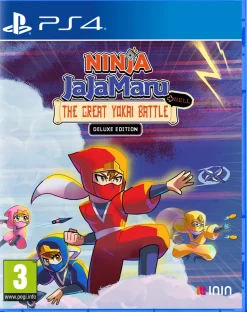 Ninja JaJaMaru The Great Yokai Battle + Hell Deluxe Edition PS4^ININ New
